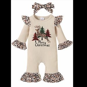 6-9 M baby girl christmas outfit brand new